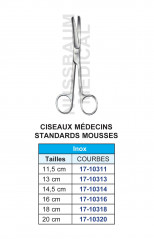 Ciseaux Mousses (Médecin) Courbes distribués par Nussbaum Médical