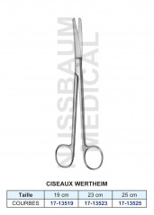Ciseaux de Wertheim courbes distribués par Nussbaum Médical