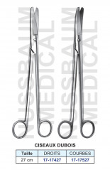 Ciseaux Dubois Droits et Courbes de 27 cm distribués par Nussbaum Médical
