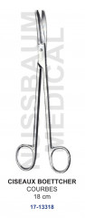 Ciseaux Boettcher Courbes de 18 cm distribués par Nussbaum Médical