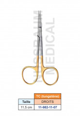 Ciseaux à Iridectomie Tungstène (TC)