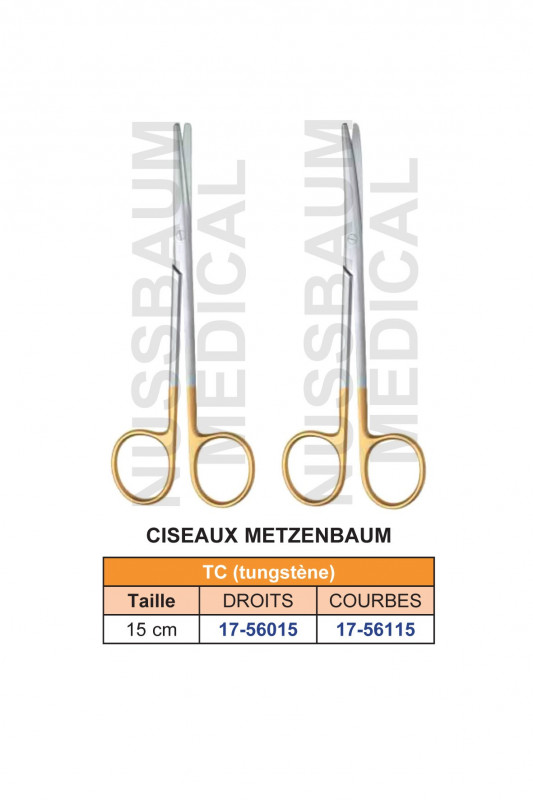Ciseaux Metzenbaum TC