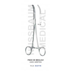 Pince de Mikulicz avec Griffes