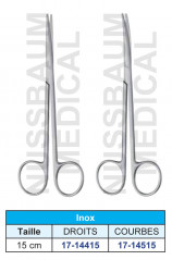 Ciseaux Metzenbaum Délicats Fins en inox distribués par Nussbaum Médical