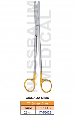 Ciseaux Sims tungstène TC