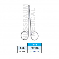 Ciseaux Baby-Metzenbaum inox 11,5 cm