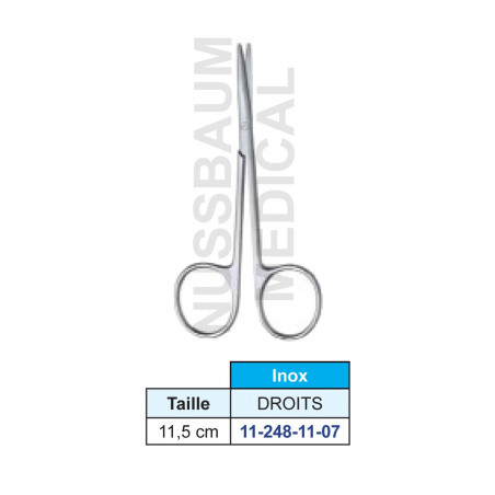 Ciseaux Baby-Metzenbaum inox 11,5 cm