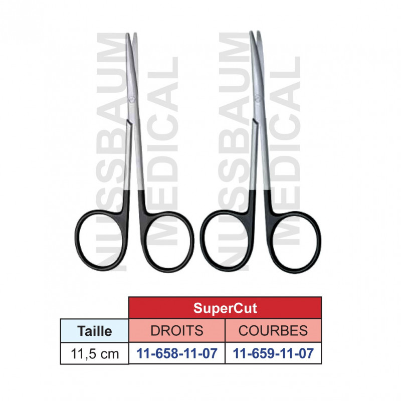 Ciseaux Baby-Metzenbaum Supercut 11,5 cm