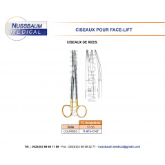 Ciseaux Rees courbes TC 17 cm