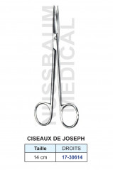 Ciseaux Joseph droits de 14 cm distribués par Nussbaum Médical
