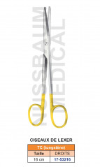 Ciseaux de Lexer droits en tungstène de 16 cm distribués par Nussbaum Médical
