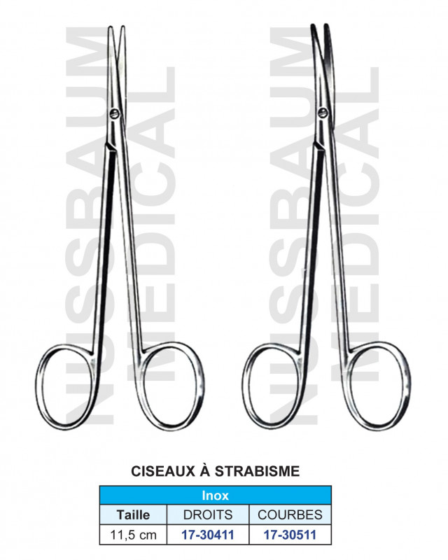 Ciseaux à Strabisme Inox