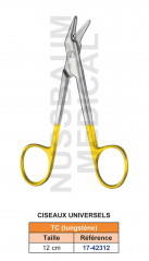 Ciseaux Universels de 12 cm en tungstène TC distribués par Nussbaum Médical