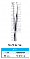 Pince à disséquer Duval de 15 cm distribuée par Nussbaum Médical