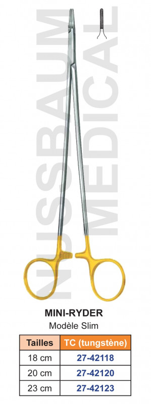 Porte-aiguille Mini-Ryder tungstène TC