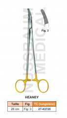 Porte-aiguille Heaney tungstène TC distribué par Nussbaum Médical