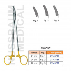 Porte-aiguille Heaney tungstène TC distribué par Nussbaum Médical