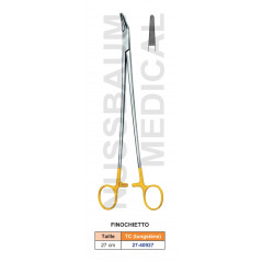 Porte-aiguille Finochietto tungstène TC de 27 cm distribué par Nussbaum Médical