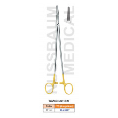 Porte-aiguille Wangensteen tungstène TC de 27 cm distribué par Nussbaum Médical