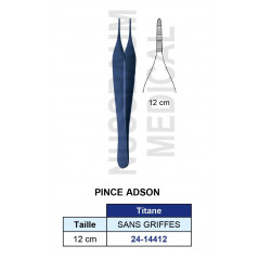 Pince Adson Titane 12cm