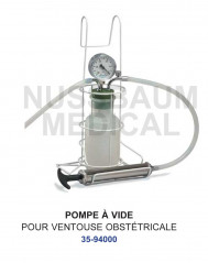 Pompe à vide manuelle pour ventouse obstétricale distribuée par Nussbaum Médical