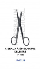 Ciseaux à épisiotomie Delestre distribués par Nussbaum Médical