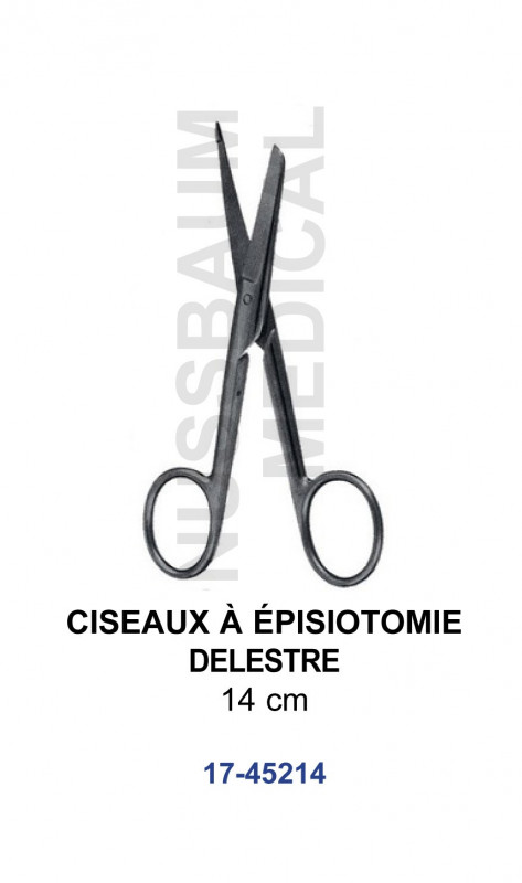 Ciseaux à épisiotomie Delestre Ciseaux à épisiotomie Delestre