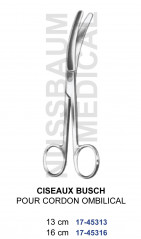 Ciseaux Busch pour cordon ombilical