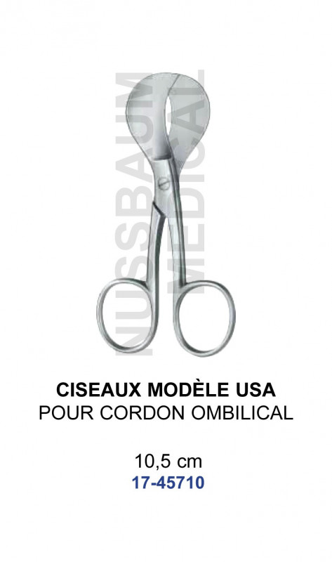 Ciseaux pour cordon ombilical modèle USA