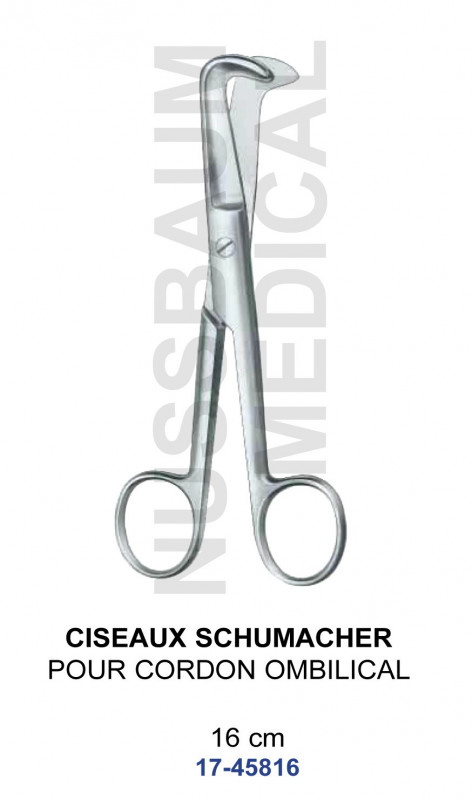 Ciseaux Schumacher pour cordon ombilical