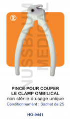 Pince Clipper pour couper le clamp de Bar, pince coupe-clamp ombilical distribuée par Nussbaum Médical
