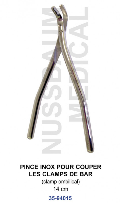 Pince inox pour couper le clamp de Bar