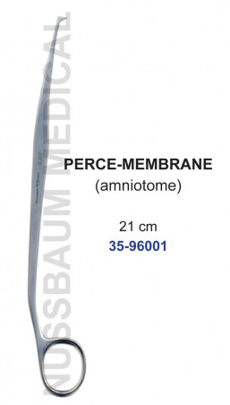 Perce-membrane de 21 cm en inox distribué par Nussbaum Médical