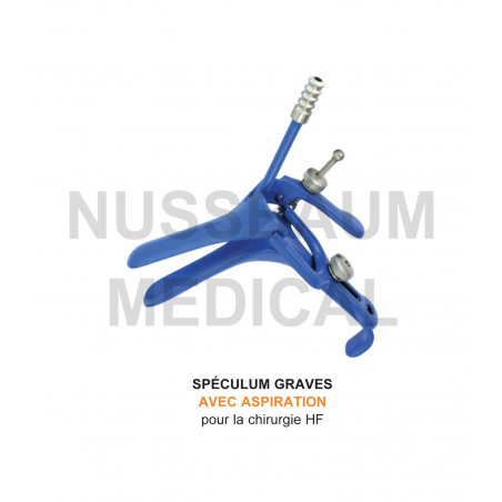 Spéculum de Graves pour la chirurgie HF distribué par Nussbaum Médical
