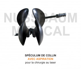 Spéculum de Collin anti-reflet pour chirurgie laser