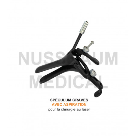 Spéculum Graves pour la chirurgie laser distribué par Nussbaum Médical