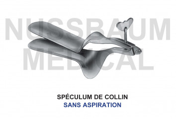 Spéculum de Collin sans aspiration distribué par Nussbaum Médical