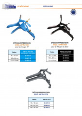 Gamme des spéculums Pederson distribués par Nussbaum Médical