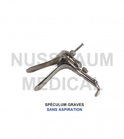 Spéculum de Graves sans aspiration distribué par Nussbaum Médical