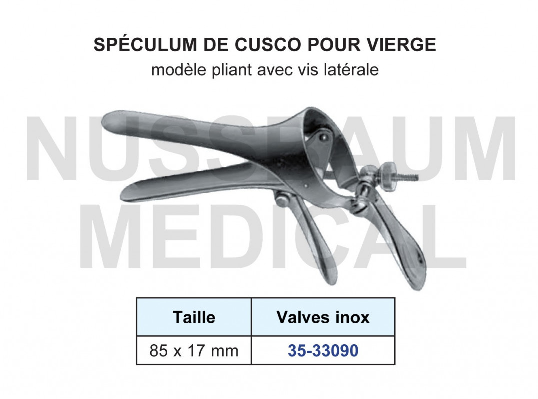 Spéculum de Cusco pour vierge