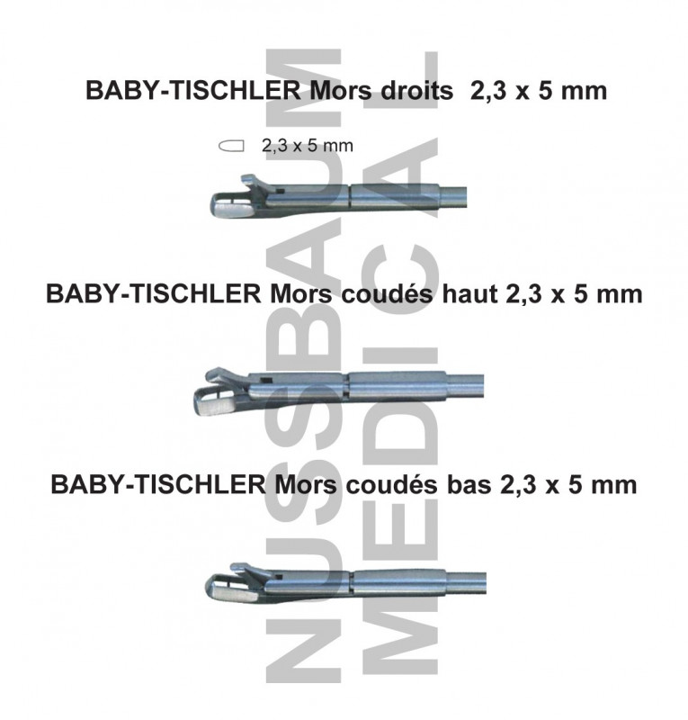 Baby-Tischler pince à biopsie orientable et démontable