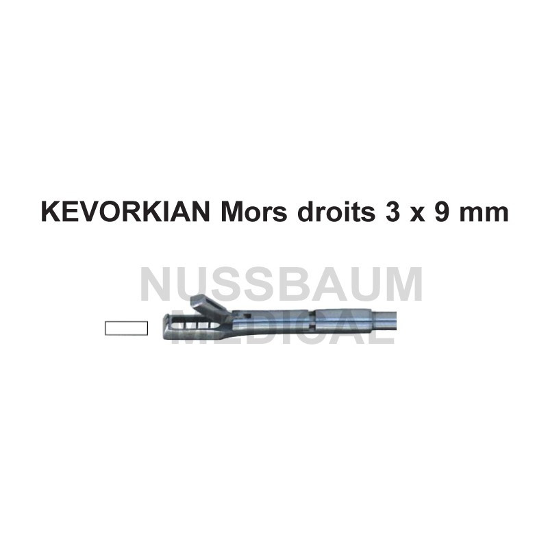 Kevorkian pince à biopsie orientable et démontable