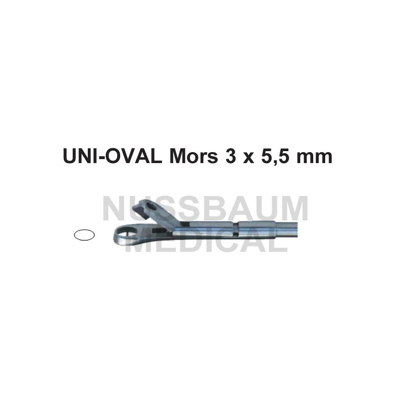 Uni-Oval pince à biopsie orientable et démontable