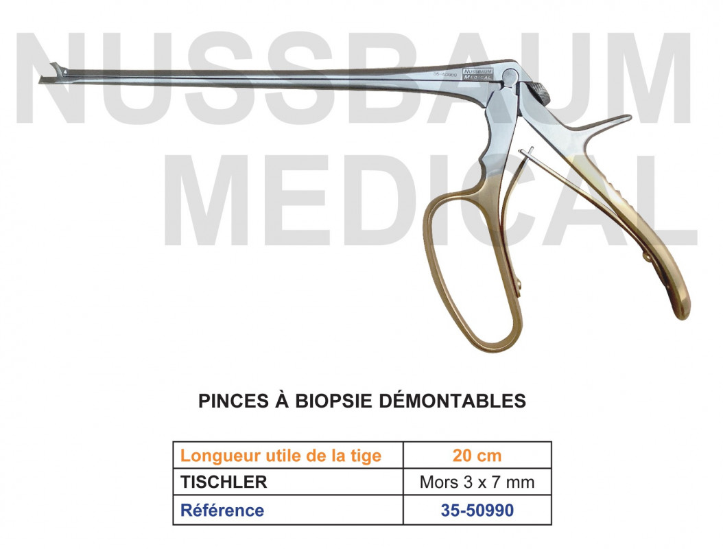 Pinces à biopsie démontables 20 cm