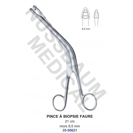 Pince à biopsie Faure distribuée par Nussbaum Médical