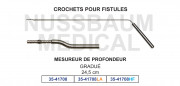 Crochets pour fistules
