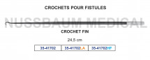 Crochets pour fistules