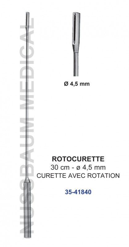 Rotocurette - Curette avec rotation