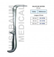 Valve Doyen 23 cm