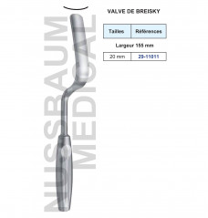 Valve de Breisky distribuée par Nussbaum Médical